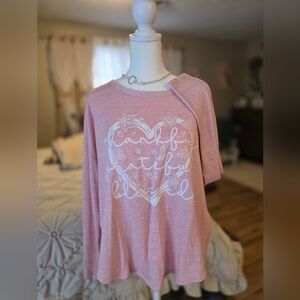 Pink Graphic Sweatshirt